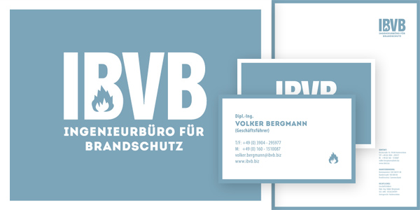 IBVB Geschäftsausstattung Logo, Visitenkarten & Briefpapier