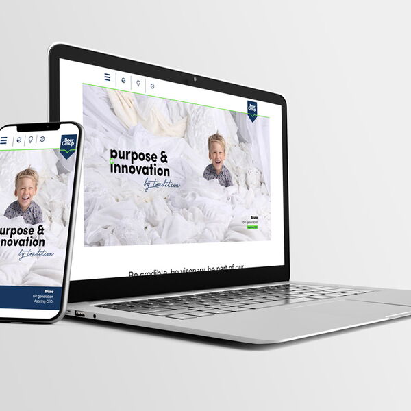 Laptop und Smartphone mit Screenshot der neuen Webseite
