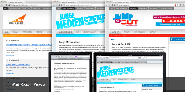 Screenshots lag-jugend-und-film, Jump and Cut, junge medienszene Niedersachsen