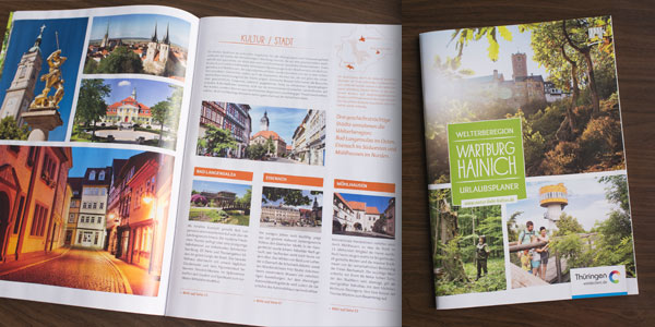 Reisekatalog der Welterberegion Wartburg Hainich