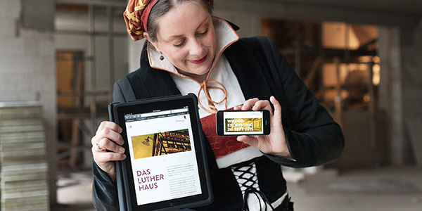 Neue mobilfähige Website für das Lutherhaus Eisenach