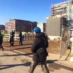 bombenfund in Baugrube Hafencity
